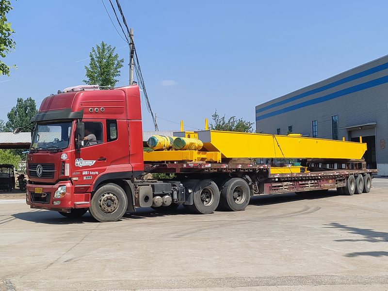 電動葫蘆橋式起重機  LH16/5t-16.4m 制作完成，發(fā)往湖南交付客戶使用。
